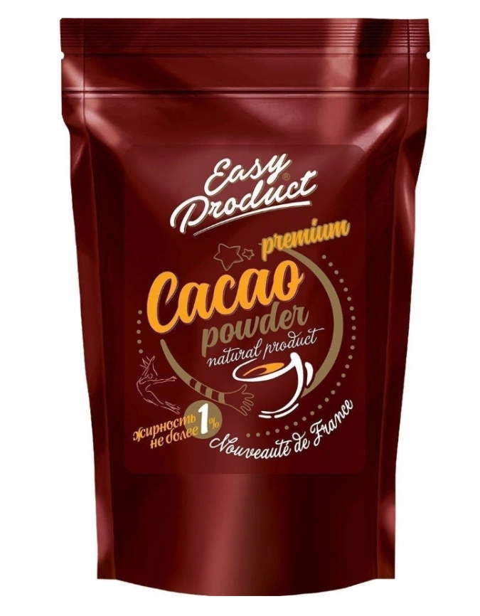 Какао-порошок 1%, Бельгия/Франция обезжиренный диетический,1000г фото 6