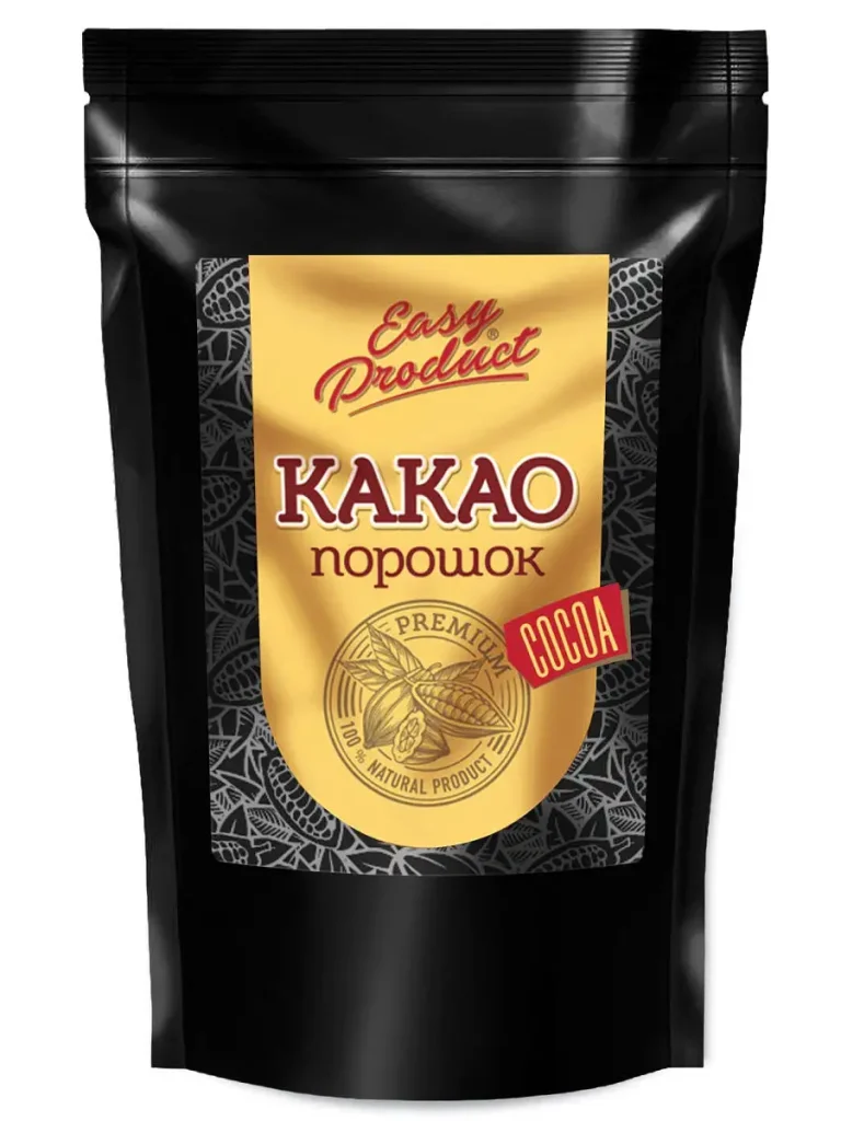 Какао порошок натуральный Black Ebony 10% / 12%